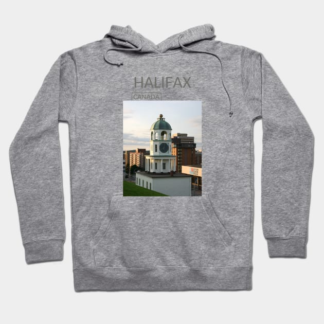 Halifax Nova Scotia Canada Clock Souvenir Gift for Canadian Citizens T-shirt Apparel Mug Notebook Tote Pillow Sticker Magnet Hoodie by Mr. Travel Joy